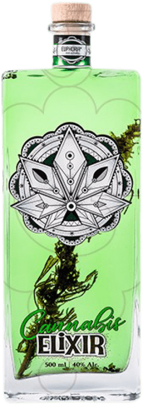 32,95 € Free Shipping | Absinthe Hill's Euphoria Medium Bottle 50 cl Cannabis