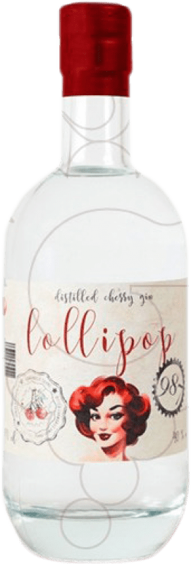 Free Shipping | Genever Gin Lollipop Spain 70 cl Cherry
