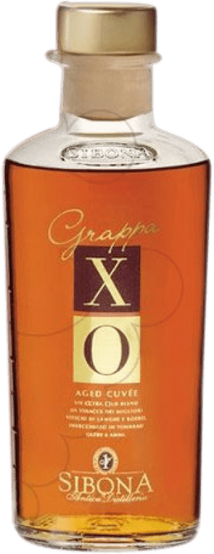 Envio grátis | Aguardente Grappa Sibona X.O. Itália Garrafa Medium 50 cl