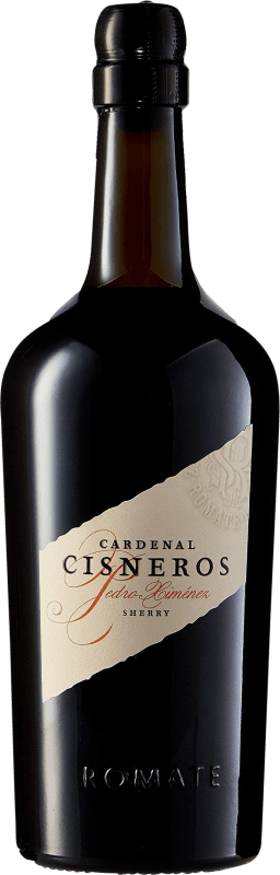55,95 € Бесплатная доставка | Креплёное вино Sánchez Romate Cardenal Cisneros P.X. D.O. Manzanilla-Sanlúcar de Barrameda