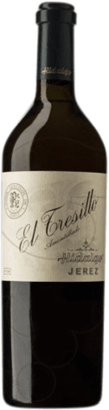 29,95 € Free Shipping | Fortified wine El Tresillo Amontillado D.O. Manzanilla-Sanlúcar de Barrameda Andalucía y Extremadura Spain Palomino Fino Bottle 75 cl
