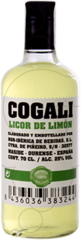 Envío gratis | Orujo Aguardiente Nor-Iberica de Bebidas Cogali Limón España 70 cl