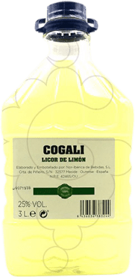 Aguardente Orujo Nor-Iberica de Bebidas Cogali Limón PET Garrafão 3 L