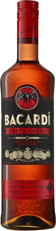 17,95 € | Rum Bacardí Carta de Fuego Spiced — Gewürzt Bahamas 1 L