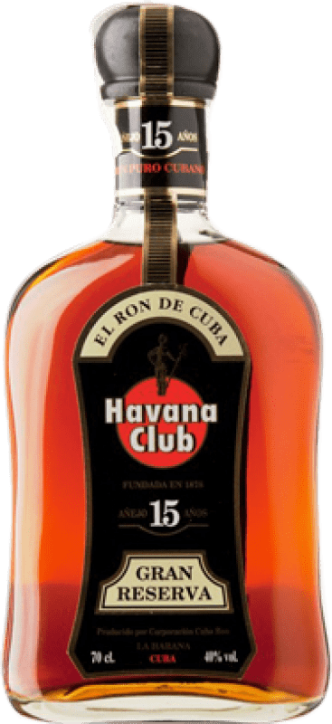 166,95 € 送料無料 | ラム Havana Club Extra Añejo 15 年