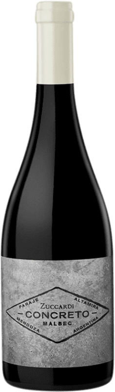 Envoi gratuit | Vin rouge Zuccardi Concreto I.G. Mendoza Mendoza Argentine Malbec 75 cl