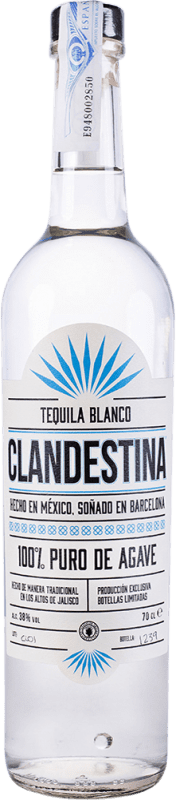 33,95 € | Tequila Clandestina Blanco — Blanc Mexique 70 cl