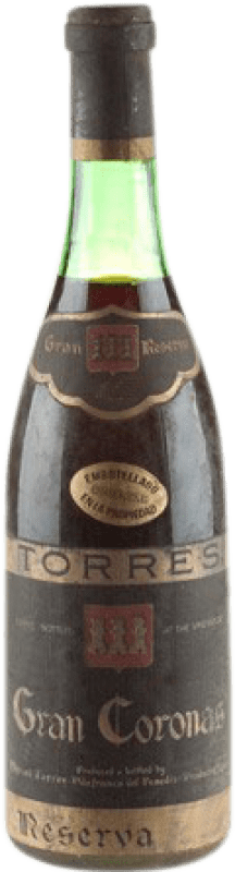 Kostenloser Versand | Rotwein Torres Gran Coronas Black — Edition Schwarz Reserve — Gereift 1970 D.O. Penedès Katalonien Spanien Tempranillo, Cabernet Sauvignon, Monastrell 75 cl