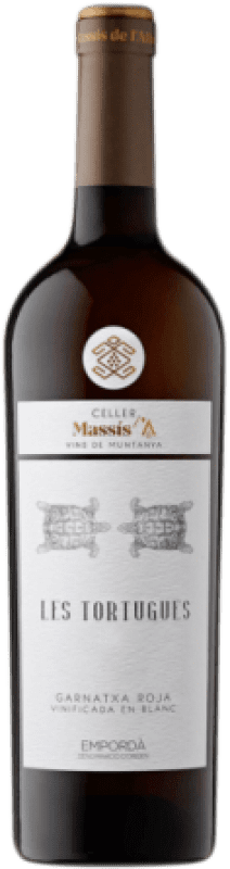 Envío gratis | Vino Blanco Celler Massis de l'Albera Les Tortugues Crianza D.O. Empordà Cataluña España Garnacha 75 cl