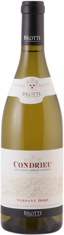 Бесплатная доставка | Белое вино Brotte Versant Doré A.O.C. Condrieu Auvernia Франция Viognier 75 cl