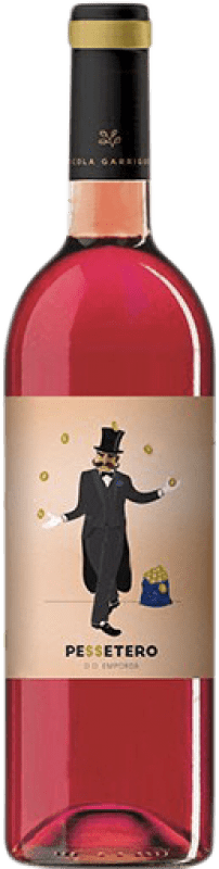 Envío gratis | Vino Rosado Garriguella Pessetero Joven D.O. Empordà Cataluña España Merlot, Syrah, Garnacha 75 cl