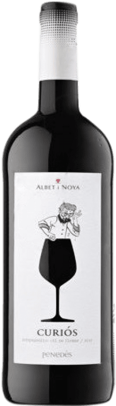 14,95 € Free Shipping | Red wine Albet i Noya Curiós tinto Young D.O. Penedès Magnum Bottle 1,5 L