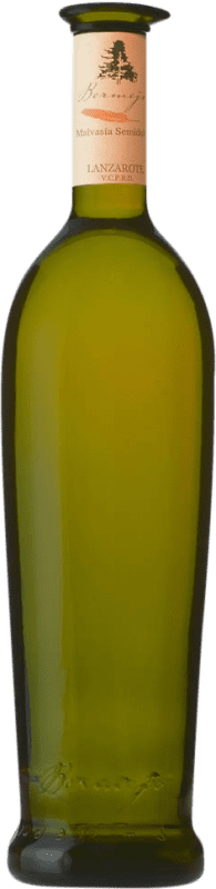 22,95 € | Vino Blanco Los Bermejos Semiseco Joven D.O. Lanzarote Islas Canarias España Malvasía 75 cl
