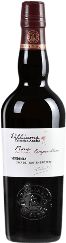 51,95 € Envío gratis | Vino Generoso Fortificado Williams & Humbert Campanillero Fino en Rama D.O. Jerez-Xérès-Sherry Botella Medium 50 cl
