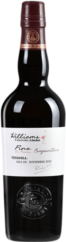 53,95 € Envío gratis | Vino generoso Williams & Humbert Campanillero Fino en Rama D.O. Jerez-Xérès-Sherry Botella Medium 50 cl