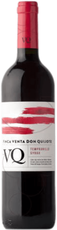 Free Shipping | Red wine J. Fernando Finca Venta de Don Quijote Young I.G.P. Vino de la Tierra de Castilla Castilla la Mancha y Madrid Spain Tempranillo, Syrah 75 cl