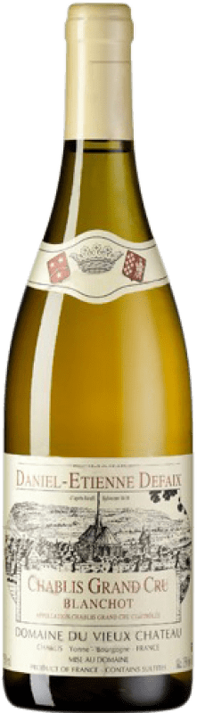 Free Shipping | White wine Daniel-Etienne Defaix Blanchot Aged A.O.C. Chablis Grand Cru Burgundy France Chardonnay 75 cl