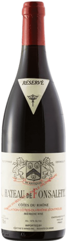 Spedizione Gratuita | Vino Rosso Château Fonsalette A.O.C. Côtes du Rhône Rhône Francia Syrah, Garnacha — Grenache, Cinsault 75 cl