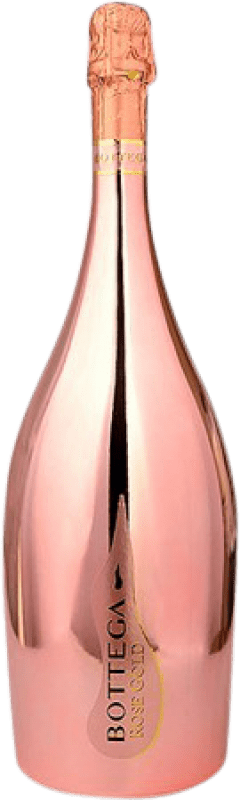 42,95 € | Espumante rosé Bottega Rosé Gold Brut Reserva Itália Pinot Preto Garrafa Magnum 1,5 L