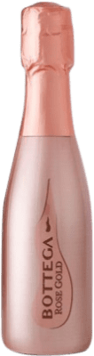 Free Shipping | Rosé Sparkling Wine Bottega Rosé Gold Brut Reserve Italy Pinot Black Small Bottle 20 cl
