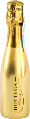 5,95 € | Белое игристое вино Bottega Brut — брют Gold — Золотая версия Резерва D.O.C. Prosecco Италия Glera — Глера Мини-бутылка 20 cl