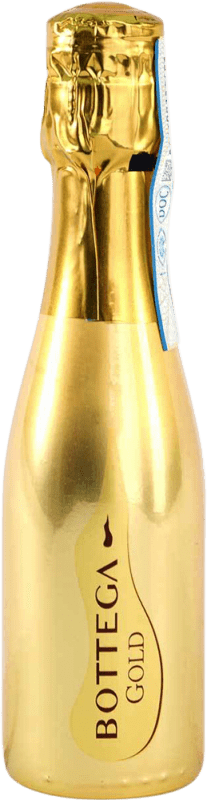 5,95 € 送料無料 | 白スパークリングワイン Bottega Gold Brut 予約 D.O.C. Prosecco 小型ボトル 20 cl