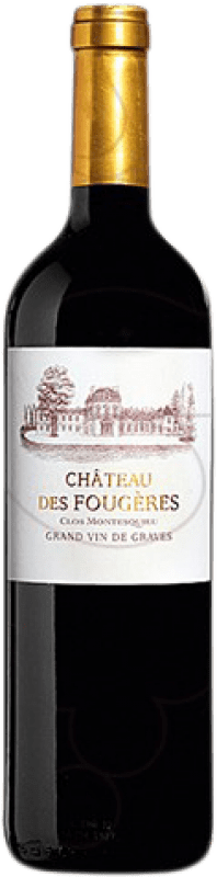 免费送货 | 红酒 Château des Fougères Clos Montesquieu 岁 A.O.C. Graves 波尔多 法国 Merlot, Cabernet Sauvignon 75 cl