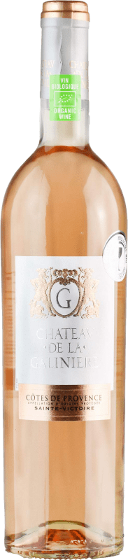 免费送货 | 玫瑰酒 Château de La Galinière 年轻的 A.O.C. Côtes de Provence 普罗旺斯 法国 Syrah, Cinsault, Vermentino 75 cl