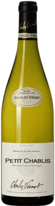 Envoi gratuit | Vin blanc Charles Vienot Jeune A.O.C. Petit-Chablis Bourgogne France Chardonnay 75 cl