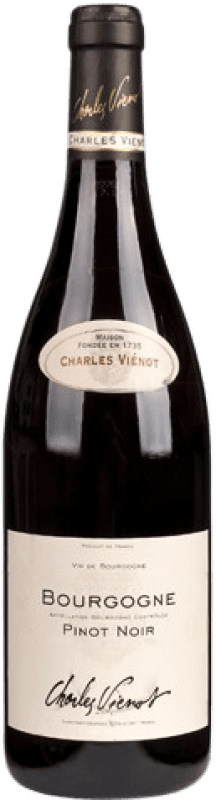 Free Shipping | Red wine Charles Vienot Aged A.O.C. Bourgogne Burgundy France Pinot Black 75 cl