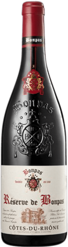 送料無料 | 赤ワイン Bonpas レセルバ A.O.C. Côtes du Rhône ローヌ フランス Syrah — シラー, Garnacha — グルナッシュ, Monastrell — モナストレル, Mazuelo — マスエロ, Cariñena — カリニャン 75 cl