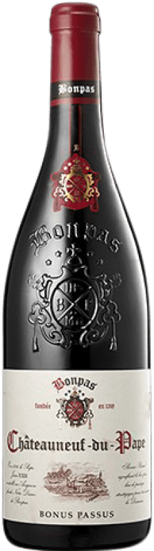 34,95 € | 红酒 Bonpas Bonus Passus 岁 A.O.C. Châteauneuf-du-Pape 罗纳 法国 Grenache 75 cl