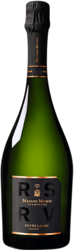 132,95 € | Белое игристое G.H. Mumm RSRV Lalou Grand Cru A.O.C. Champagne шампанское Франция Pinot Black, Chardonnay 75 cl