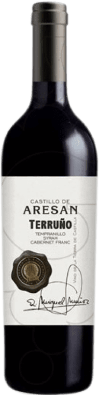 Envío gratis | Vino tinto Castillo de Aresan Terruño Crianza I.G.P. Vino de la Tierra de Castilla Castilla la Mancha y Madrid España Tempranillo, Syrah, Cabernet Franc 75 cl