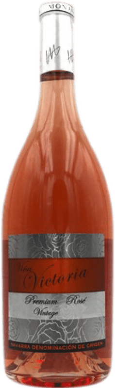 6,95 € Envío gratis | Vino rosado Viña Victoria Joven D.O. Navarra Navarra España Garnacha Botella 75 cl