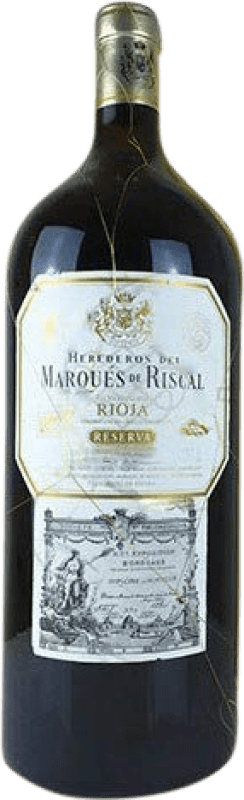 282,95 € Envio grátis | Vinho Tinto Marqués de Riscal Reserva D.O.Ca. Rioja Garrafa Imperial-Matusalém 6 L