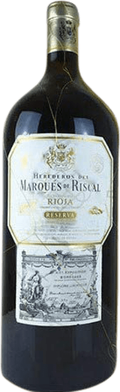 492,95 € | Vinho tinto Marqués de Riscal Reserva D.O.Ca. Rioja La Rioja Espanha Tempranillo, Graciano, Mazuelo, Carignan Garrafa Salmanazar 9 L