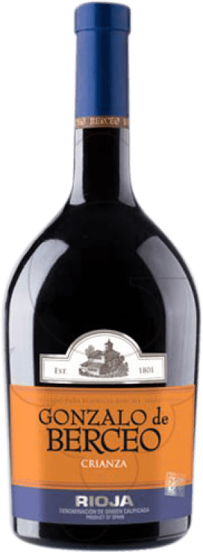 Envío gratis | Vino Tinto Berceo Gonzalo Crianza D.O.Ca. Rioja La Rioja España Tempranillo, Garnacha, Graciano 75 cl