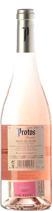 10,95 € | Rosé wine Protos Aire Joven D.O. Ribera del Duero Castilla y León Spain Tempranillo Bottle 75 cl