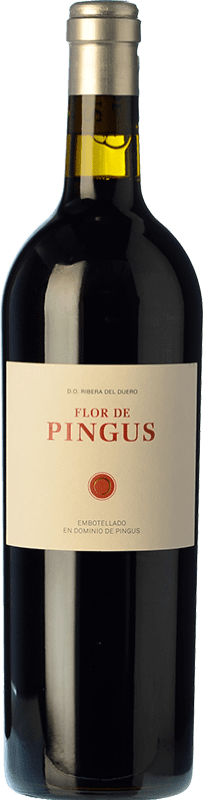139,95 € Free Shipping | Red wine Dominio de Pingus Flor de Pingus D.O. Ribera del Duero Castilla y León Spain Tempranillo Bottle 75 cl