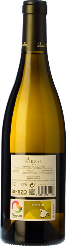 13,95 € Envío gratis | Vino blanco El Zarzal Joven D.O. Bierzo Castilla y León España Godello Botella 75 cl