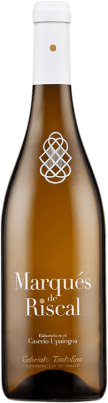 22,95 € Envoi gratuit | Vin blanc Marqués de Riscal Aldaixa Txakolina Jeune D.O. Getariako Txakolina