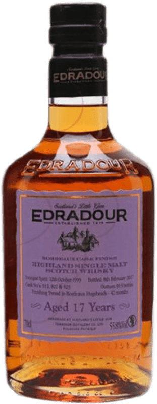 249,95 € | Односолодовый виски Edradour Bordeaux Cask горная местность Объединенное Королевство 17 Лет 70 cl