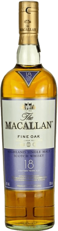 送料無料 | ウイスキーシングルモルト Macallan Fine Oak Triple Cask Matured スペイサイド イギリス 18 年 70 cl