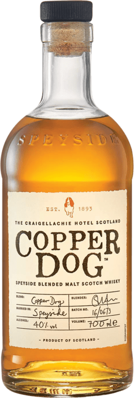 Kostenloser Versand | Whiskey Single Malt Copper Dog Speyseite Großbritannien 70 cl