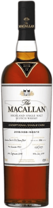 378,95 € | Single Malt Whisky Macallan Exceptional 05 Single Cask, Limited Edition Speyside United Kingdom 70 cl