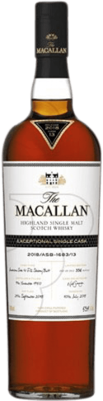 Бесплатная доставка | Виски из одного солода Macallan Exceptional Single Cask Release 2019 Cask 05 Списайд Объединенное Королевство 70 cl