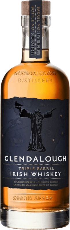 Бесплатная доставка | Виски смешанные Glendalough Triple Barrel Резерв Ирландия 70 cl
