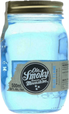 Kostenloser Versand | Blended Whisky Ole Smoky Blue Flame Moonshine Vereinigte Staaten Medium Flasche 50 cl