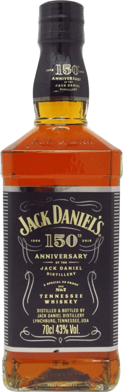 Envoi gratuit | Whisky Bourbon Jack Daniel's 150 Aniversario États Unis 70 cl